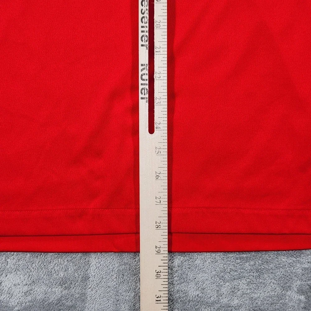 Ohio State Buckeyes Shirt Mens Medium Red NCAA Football Nike Dri‎ Fit Polo